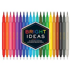 Bright Ideas: 20 Double-Ended Colored Brush Pens: 20 Colored Pens