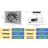 Crawlspace Ventilation Fan Basements Stainless Steel Vent Fan Window Exhaust