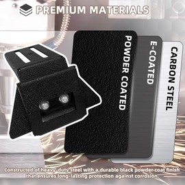 XOOKUN Compatible with Wrangler JL JK 2007-2024, Gladiator JT, Cherokee XJ 1984-2001 Roof Rack Mounting Brackets Reinforcement of Two Screws for Fixing