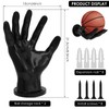 KTCINA 2Pcs Hand Shaped Ball Rack Wall Mounted Basketball Display