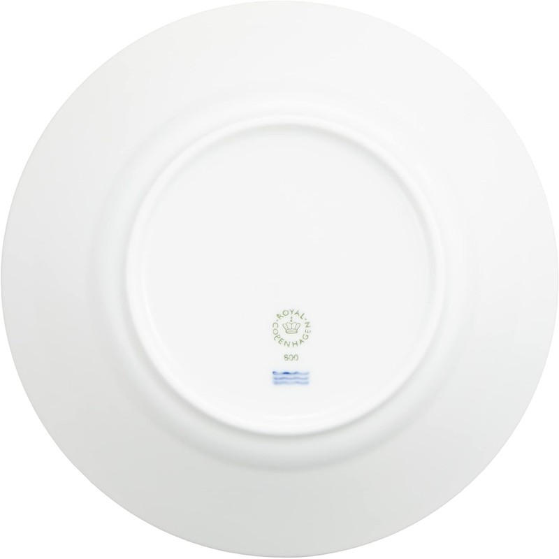 Royal Copenhagen 1016914 White Fluted Deep Plate, 6.7 inches (17