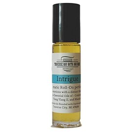 Intrigue aromatic perfume oil, Synergy Blend, blended with 100% pure Essential Oils.