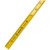 Fisco XFY1ME ABS Nylon Rule 1m / 39-inch - Yellow