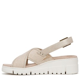 VIONIC Womens Uptown Sonoma Beige Canvas 5 Wide