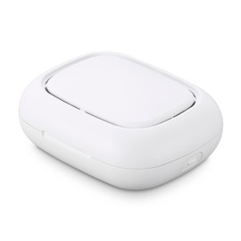 Serene House Pebble, Waterless Portable Aromatherapy Diffuser - Battery-Powered Fan Travel Diffuser, USB-Rechargeable - Quiet Operation, 8-Hour Runtime - White