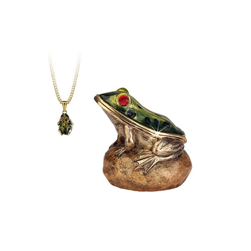 Secrets from Hidden Treasures 1043 Frog Trinket Box