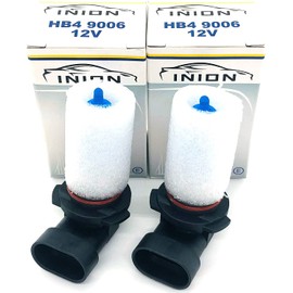 HB4 55 W P22d 9006 12 V UV Crystal Glass with Gas Xenon Look Halogen Lamps Long Life Bulbs Super White Pack of 2