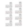 8Pcs 2 Pin 5mm COB LED Strip Light Connectors L