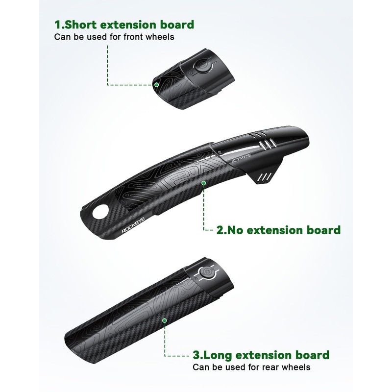 YBLNTEK Bike Fender, Nylon & PP Mudguard, for 24-29 Inch