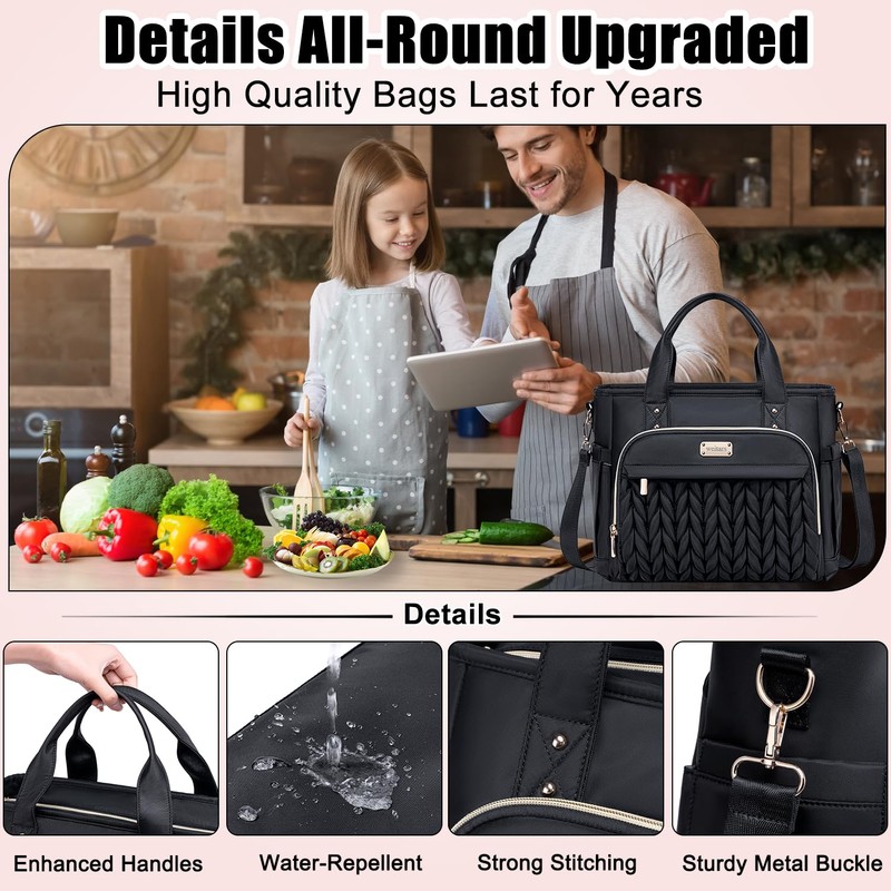 Weitars Insulated Lunch Bag for Women,Leak Proof Lunch Box for