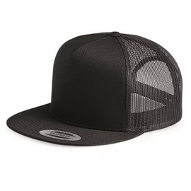 Flexfit Dodge Scat Pack 1320 Angry Bee Logo Printed on Black Hat Snapback Trucker Cap