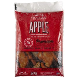 Traeger PEL313 Apple Barbecue Pellets, 20-Pound