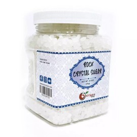 NY Spice Shop Crystal Rock Sugar Sweet Candy Item Weight 1.75lb-3lb - 1.7lb Jar