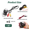 Car Backup Camera Reversing Camera with 12-LED Night Vision, Waterproof