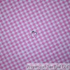 Signature BonEful Fabric FQ Cotton Quilt Pink White Girl Gingham