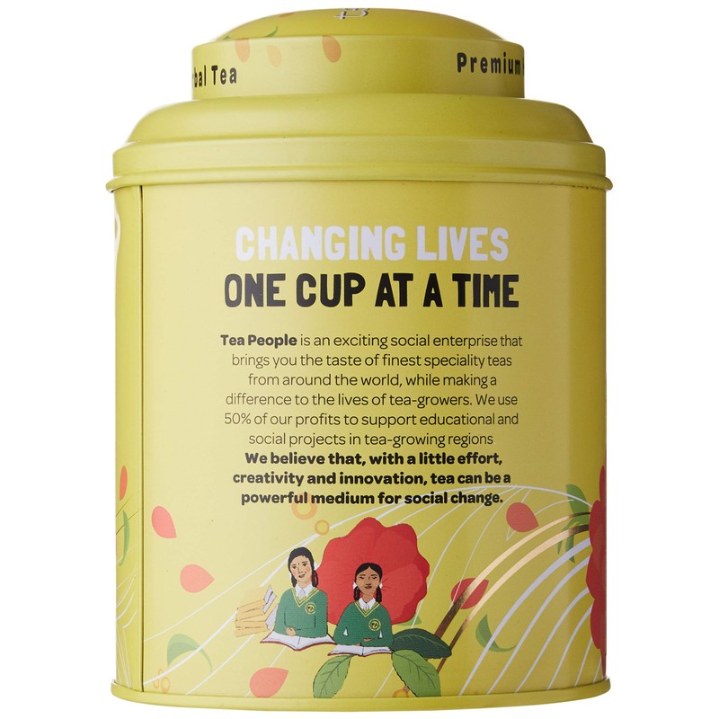 Tea People Organic Moringa, 50 g Loose Tea Caddy