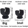 Magnetic Base Mount, Flashlight Mounting Brackets, Strong magnets and Flexible