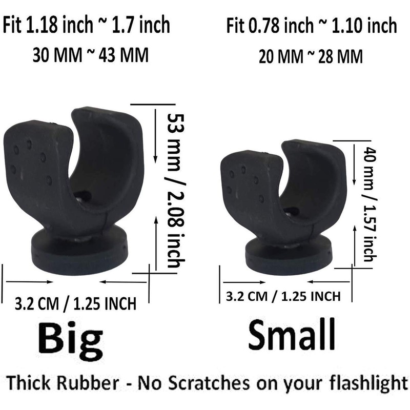 Magnetic Base Mount, Flashlight Mounting Brackets, Strong magnets and Flexible