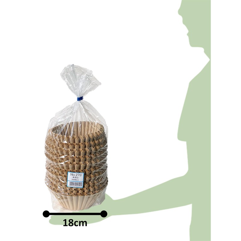 Strix Design Unbleached Coffee Filters, Tatero Paper, 250 Pieces, Unbleached,