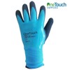 A406 6 Pairs Blue Waterproof Fully Latex Coated Nylon Safety