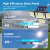 SZPOWER 4500LM Solar Lights Outdoor Waterproof, 254 LED Solar Flood