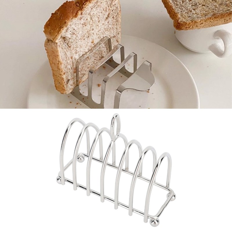 Stainless Steel Toast Rack Easy To Clean Vintage Rustproof Toast