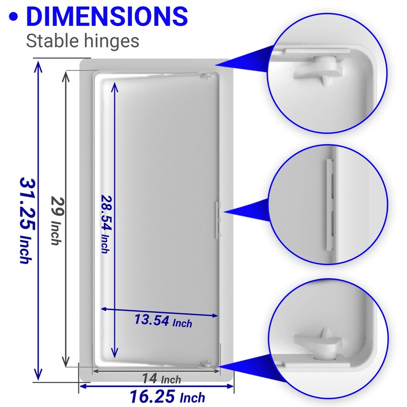 Access Panel for Drywall - 14 x 29 inch -