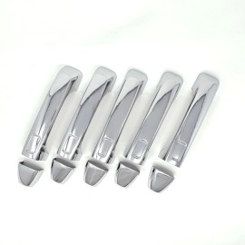 KINSTECH For 2006 2007 2008 2009 2010 HUMMER H3 Chrome Door Handle Trim Cover SUV SUT