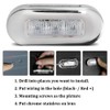 12V DC LED Walkway Courtesy Light Oval Shape 3 Lamp