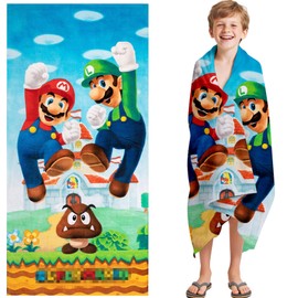 75 x 150 cm Beach Towel Children, Beach Towel Microfibre, Swimming Bath Towel, Beach Towel Large Beach Towel for Children, Teenagers, Children's Towel, Beach Towel for Children, Super Hero Gift for