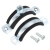 sourcing map 4 Pcs Adjustable Pipe Bracket Clamp, 2"(50mm) Wall