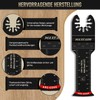 MaxEarn Oscillating 70 mm Extra Long Saw Blades, Titanium Multitool
