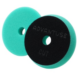 ADVANTUSE - Polishing Pads Polishing Sponges Polishing Sets for Eccentric and Rotary Polishing Machine (2 x Heavy Cut Pad 75 mm)