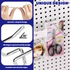 Waltool 40Pcs 4" /100mm Stainless Steel Pegboard Display Hooks Bulk