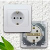 Mayata 1pcs Wall Panel Power Socket Plug Grounded 16A French