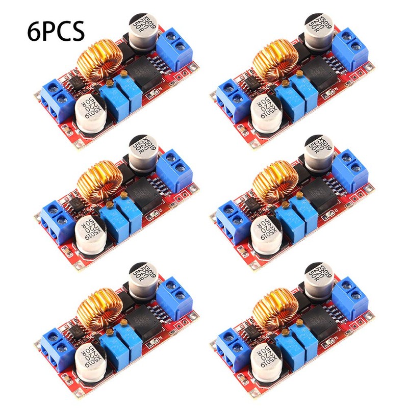 AITRIP 6pcs 5A XL4015 DC-DC Step Down Buck Converter Board