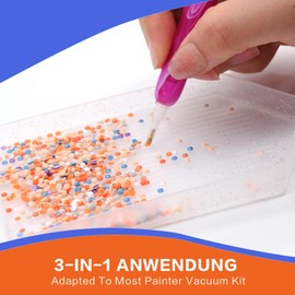 Zellina E-Painter Replacement pen,E-Painter for Diamond Painting,Replacement pen，E-Painter Diamond Painting Pen Kit - 3 Replaceable Tips Drills (Blue)