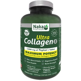 Naka Platinum Ultra Collagen BOVINE 1000mg, 125 Tablets