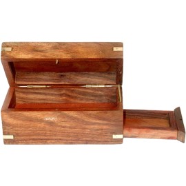 TOSQP27 Enigma Brainteaser Puzzle Box With Hidden Secret Compartment Trick Opening Gift