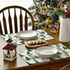 Artoid Mode Xmas Trees Snowflake Merry Christmas Placemats for Dining
