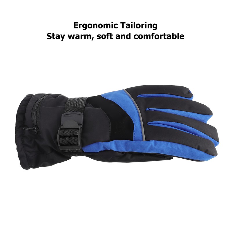 1 Pair Heated Gloves 2.5W Warm Cotton Liner Anti Skid