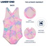 Lands' End Girls' UPF 50+ Stretch Crisscross Back One Piece