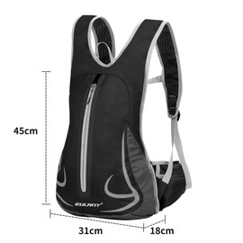 EULANT Lightweight Running Backpack 15L,Small Ski Rucksack,Waterproof Cycling Backpacks for Women & Men,Small Sports Rucksack for Runner Snowboard Trail Walking Commuting Hiking Biking