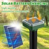 Mole Repellent Solar Powered 10 Pack, Ultrasonic Gopher Deterrent Stakes