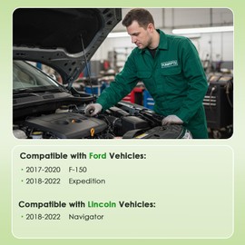 PUAMRPTS Engine Coolant Thermostat Housing Assembly - Compatible with Ford F150 2017-2020, Expedition 2018-2022 | Lincoln Navigator 2018-2022 - HL3Z8A586B