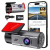 Feokely Cámara para Carro 4K UHD WiFi,Dashcam para Auto Frontal