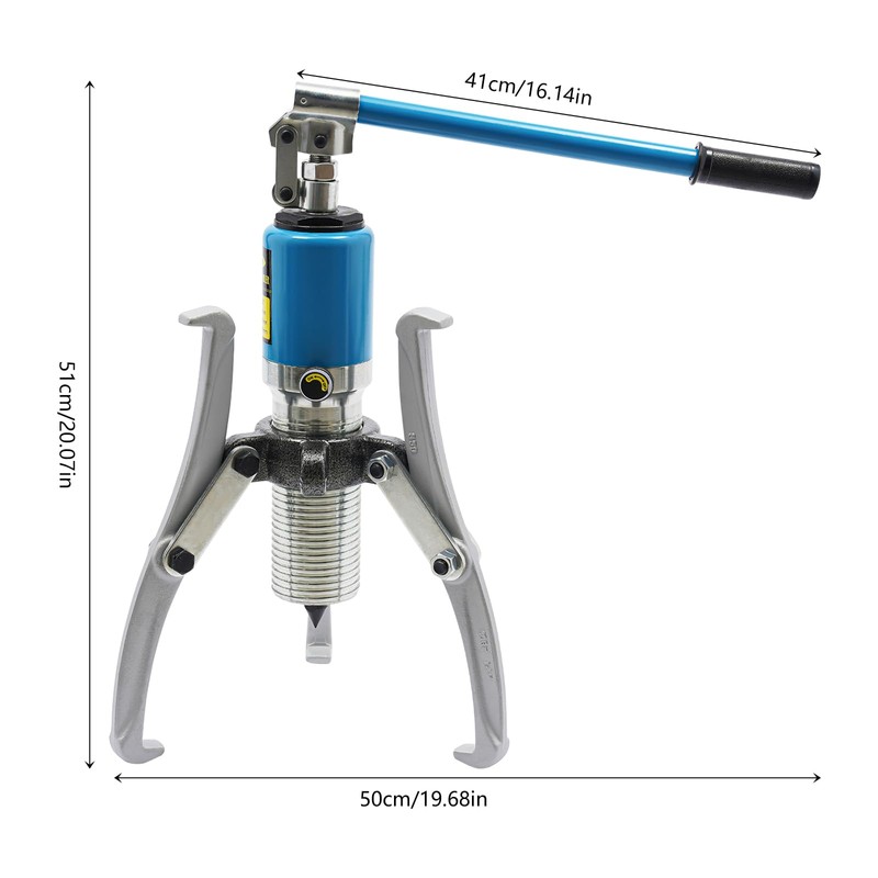TUQI 20T Hydraulic Gear Puller Set Wheel Bearing Puller Kit