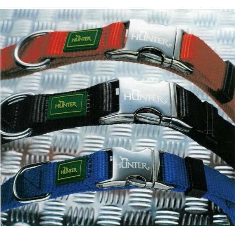 Hunter - Collar Vario Basic aluminum resealable M neck 40-55