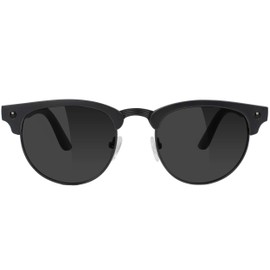 Glassy Morrison Premium Polarized Sunglasses Half Rim Black Out 100% UV Protected