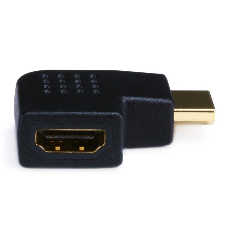 Monoprice HDMI Right Angle Port Saver Adapter (Male to Female)